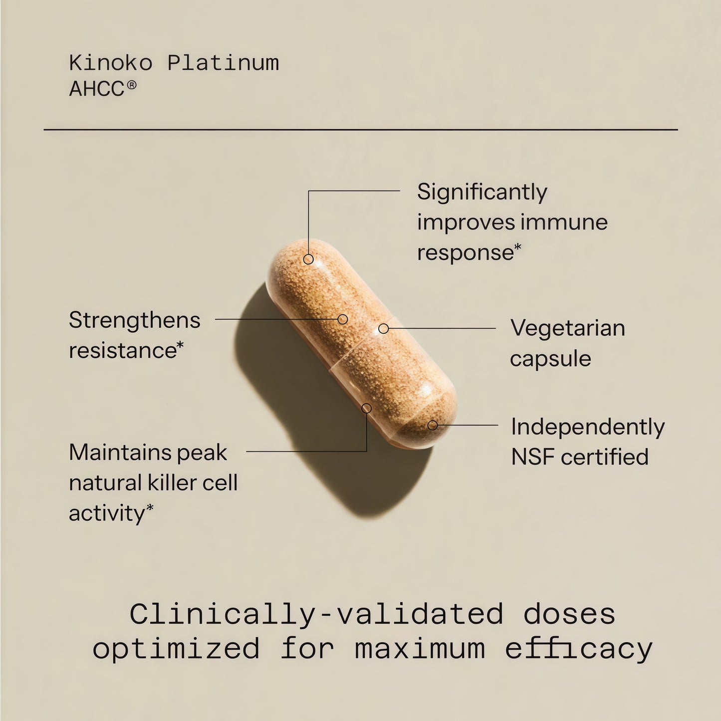 AHCC® - Kinoko® Platinum