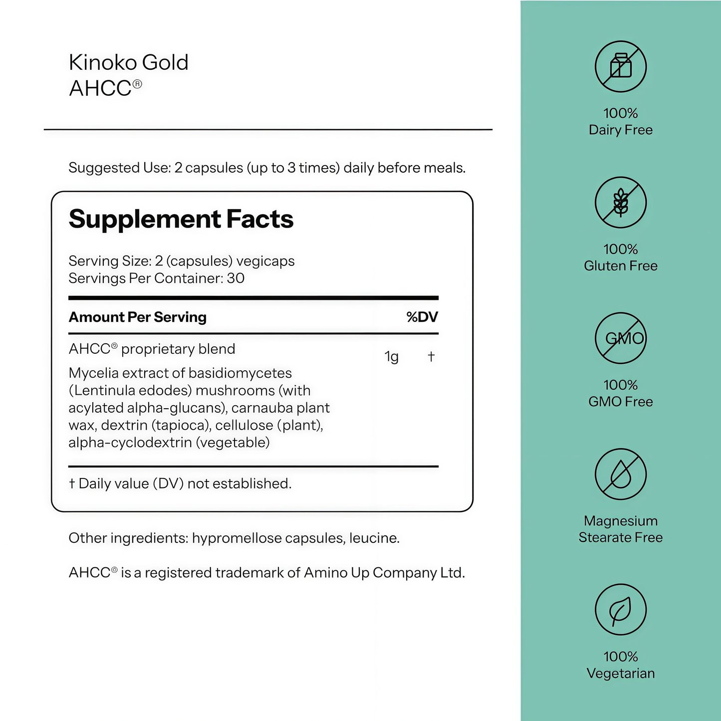AHCC® - Kinoko® Gold